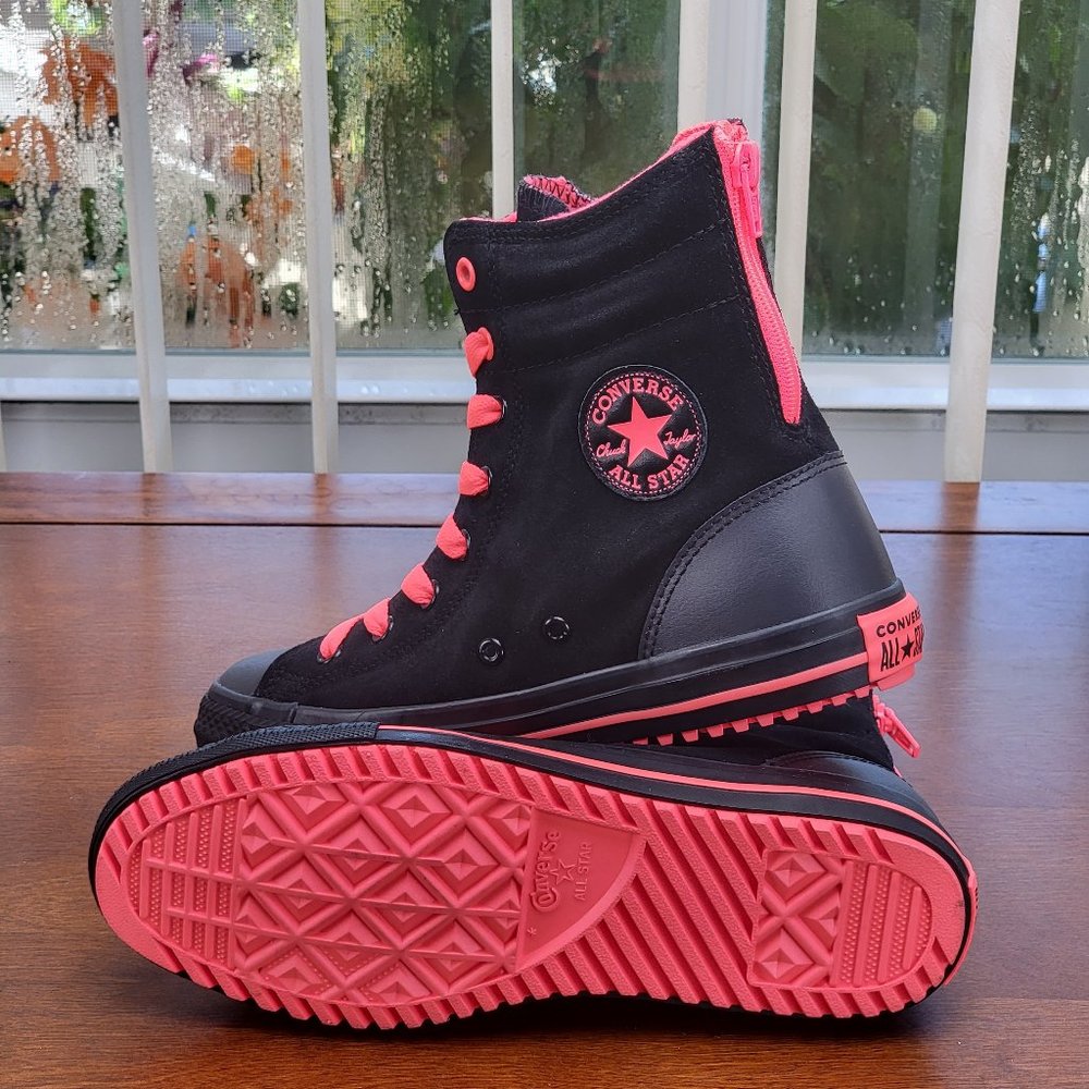 Converse Girls CTAS Hi Rise Boots 658144C NWOBSize 4Y - Picture 6 of 8